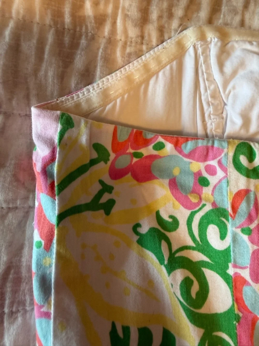 Lilly Pulitzer Strapless Floral Dress in Pink, Green, Yellow, Coral - Picture 3 of 10